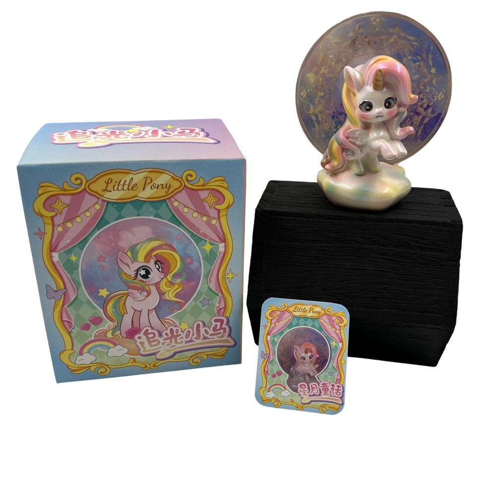Little Pony Star Moon Fairy Tale Confirmed Unicorn Figure Pearl Rainbow Figure